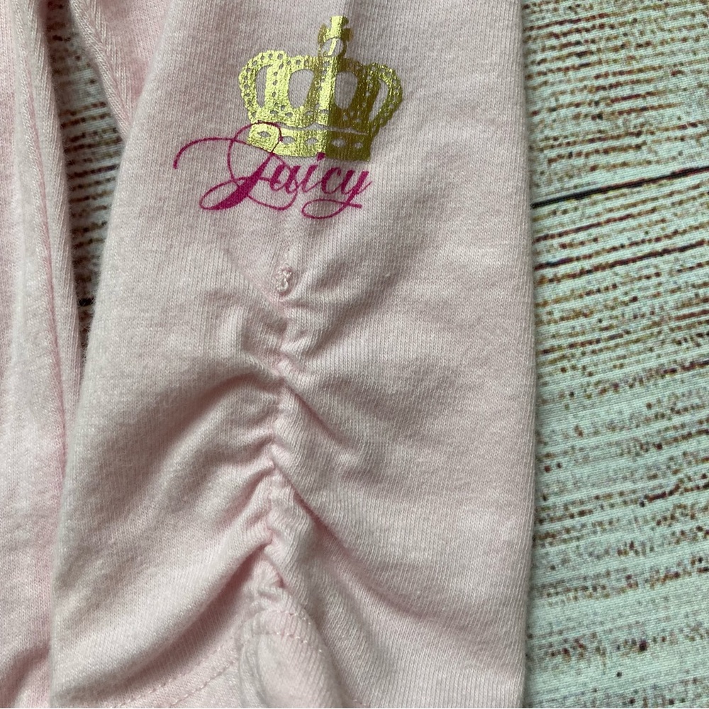 Juicy Couture 2 Piece Ruffle Neck Outfit Girls Size 6-12 mo - Picture 3 of 5